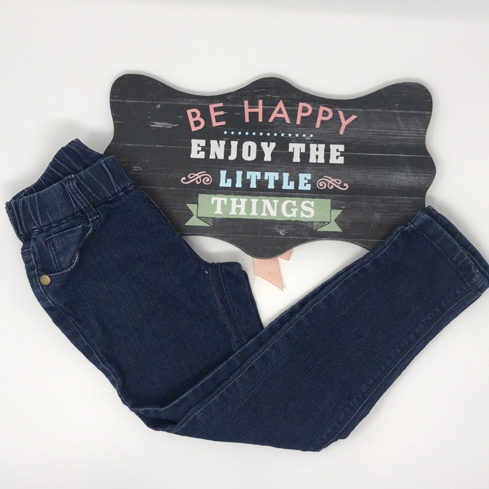 Gymboree NWOT Little Girls Dark Wash Jeggings sz 4